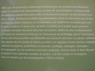 materie d'autres materiaux pour le jardin, alain r