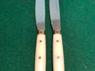 Smørrebrødsknive med hvidt skaft