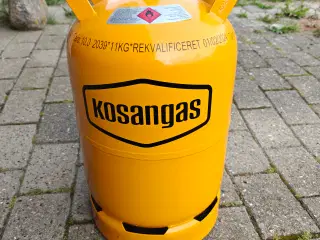 Gasflasker, 11 kg. tomme stålflasker sælges.