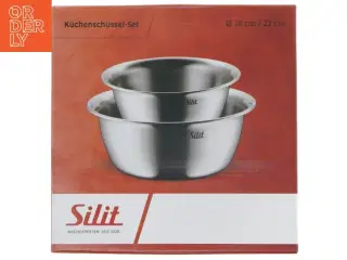 Nye Skåle af stål fra Silit (str. Ø 18 og 22 cm)