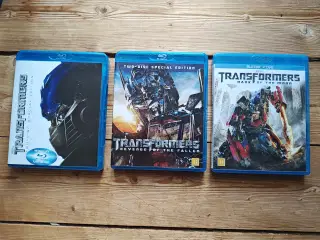 3 stk Transformers Bluray Film 75Kr.