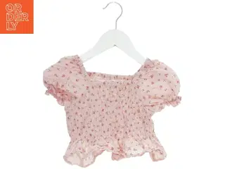 Rosa blomstret top til børn fra Zara (str. 104)