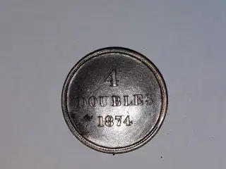 4 Doubles Guernsey 1864