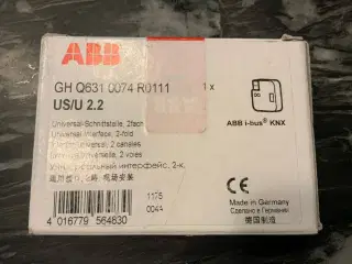 KNX 2 kanals inputmodul - ABB