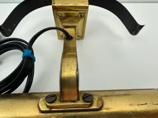 Vintage klaverlampe i messing