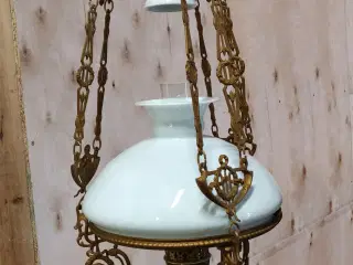 Majolica Petroleumslampe