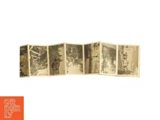 Vintage fold-out postkort med billeder af Prag