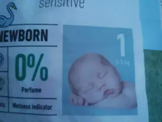 Newborn bleer str 1🌸 5 kr