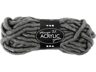 XL Kæmpegarn i Grå - 200g Polyacryl til Kreative Projekter