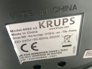KRUPS 6092 s2 Toaster/sandwichtoaster