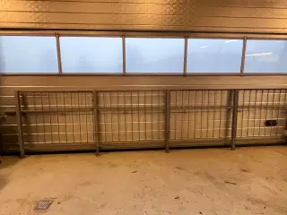 Galvaniseret rækværk/hegn med håndliste