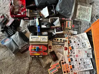 Lot med forskelligt til fjernstyret hobby 
