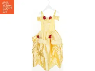 Gul udklædningskjole til børn fra Disney (str. 116)