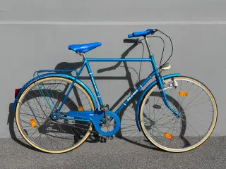 Unik blå Sally Bike herre retrocykel
