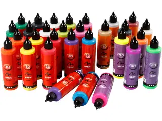 3D Liner Maling - 30x100ml til Kreativitet
