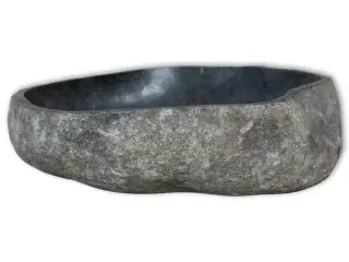 Håndvask 45-53 cm oval flodsten