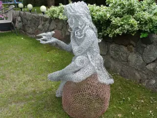 Håndlavet haveskulptur, dekoration, figur
