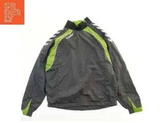 Sport jakke med grønne detaljer fra Hummel (str. 164)