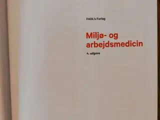 Bog til medicinstudiet - MIljø- og arbejdsmedicin