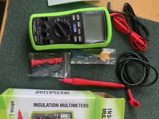 Elma multimeter med iso. tester BM878