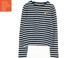 Tommy Hilfiger. Langærmet stribet T-shirt med hjerte fra Tommy Hilfiger (str. 164)