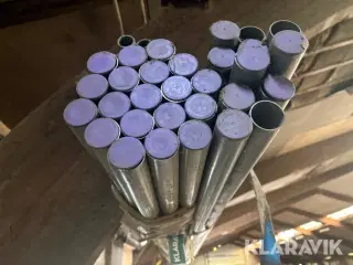 Rustfri rør 180 meter