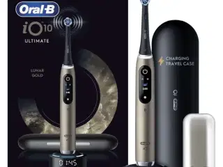 Oral-B iO Series 10 Ultimate – Lunar Gold Limited Edition elektrisk tandbørste
