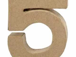 Tal, 5, H: 10 cm, B: 8,5 cm, tykkelse 1,7 cm, 1 stk.