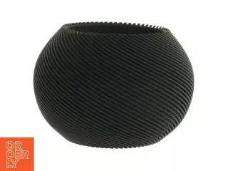 Sort dekorativ vase (str. Ø. 13 cm)