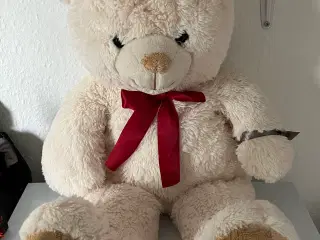 Mellemstore hvide bamse 