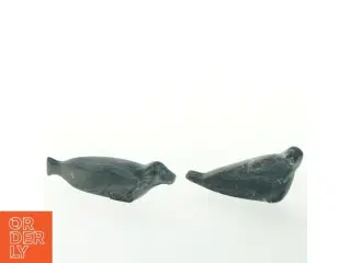 Grønlandica. Inuit sæl figurer (str. 14 cm)