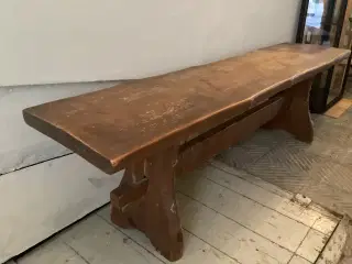 Plankebænk egetræ god stabil