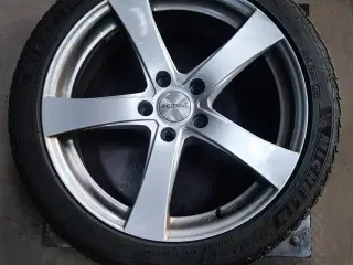 5x112 alufælge med vinterdæk