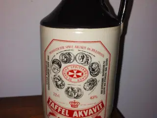 Taffel akvavit keramik flaske