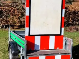 Skiltevogn Branderup trailer MOBIL VALGPLAKAT