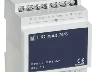 IHC Control input 24 V DC / 3 mA med 16 indgange