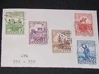 5 frimærker, Danmark