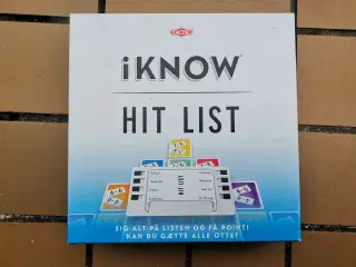 iKnow Hit List Brætspil I Know