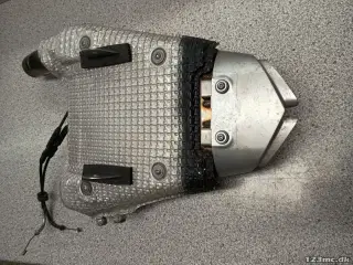 Udstødning, Kawasaki ZX6R,  + Nummerpladeholder.