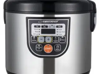 Multicooker 5 l – Esperanza EKG011, 860 W, sort/rustfrit stål