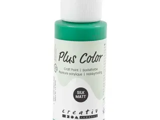Plus Color Hobbymaling, brilliantgrøn, 60ml/ 1 fl.