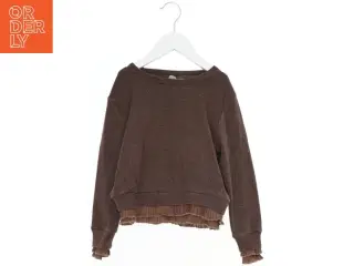 Brun glitrende sweatshirt fra Lil atelier (str. 116)