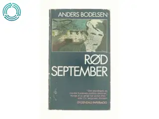 Rød september af Anders Bodelsen fra Bog
