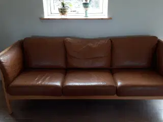 3 Pers lædersofa stouby 