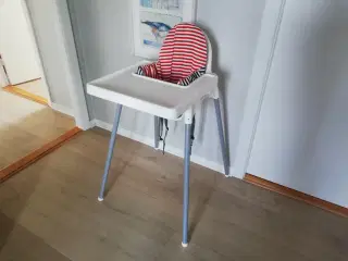 Højstol med bakke, hynde og sele Antilop Ikea 