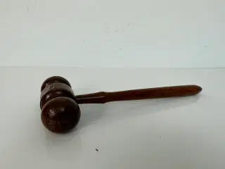 Unik vintage dommer hammer