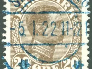 Sønderborg 1921-22, blå stempler