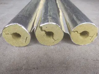 Rockwool isolering rørskål alu med tape 25/80mm