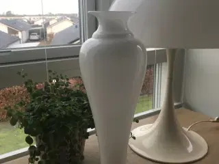 Korinth vase - Royal Copenhagen - Høj, hvid.