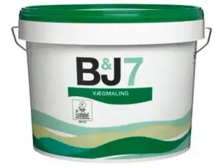 B&J 7 Vægmaling 9 Liter. Farve: Ny Modehvid
